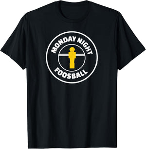 Funny Football Parody Monday Night Foosball T-Shirt - T-Shirt | Black
