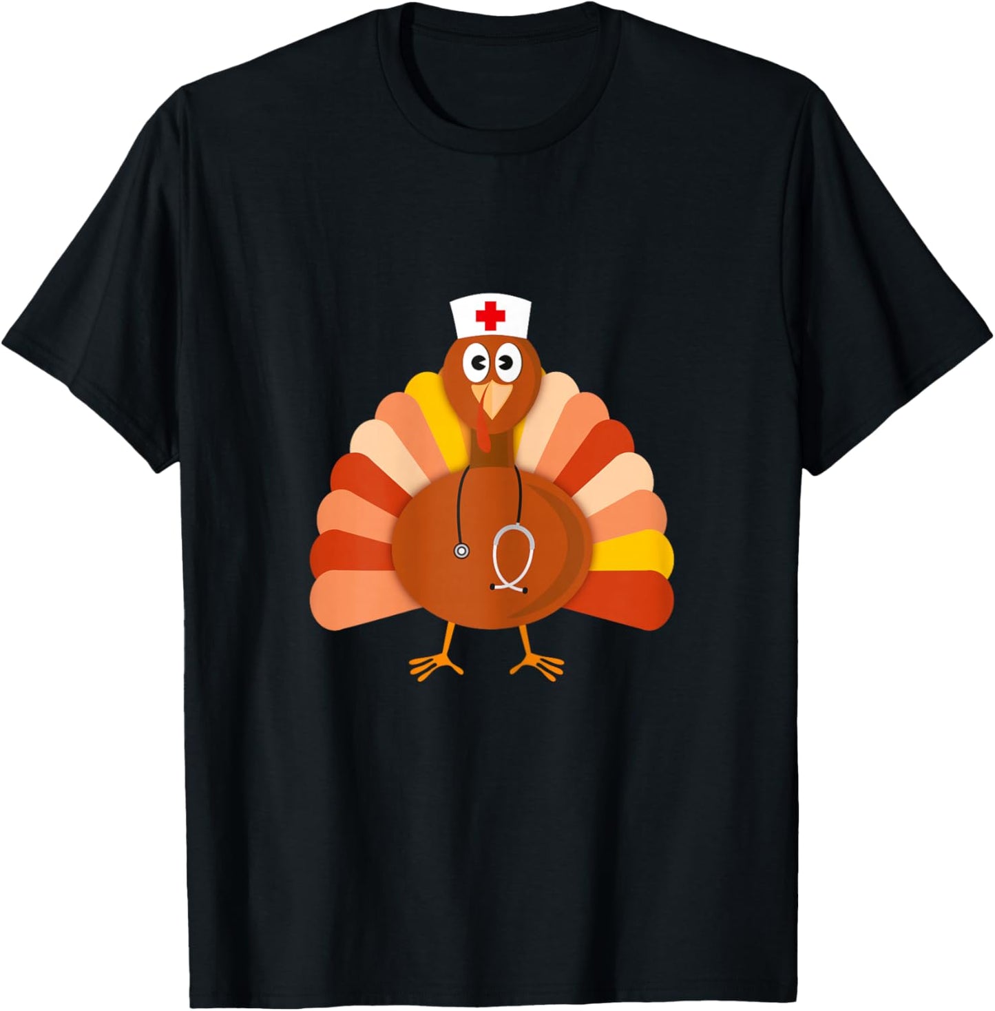 Holiday Nurse Top T-Shirt - T-Shirt | Black