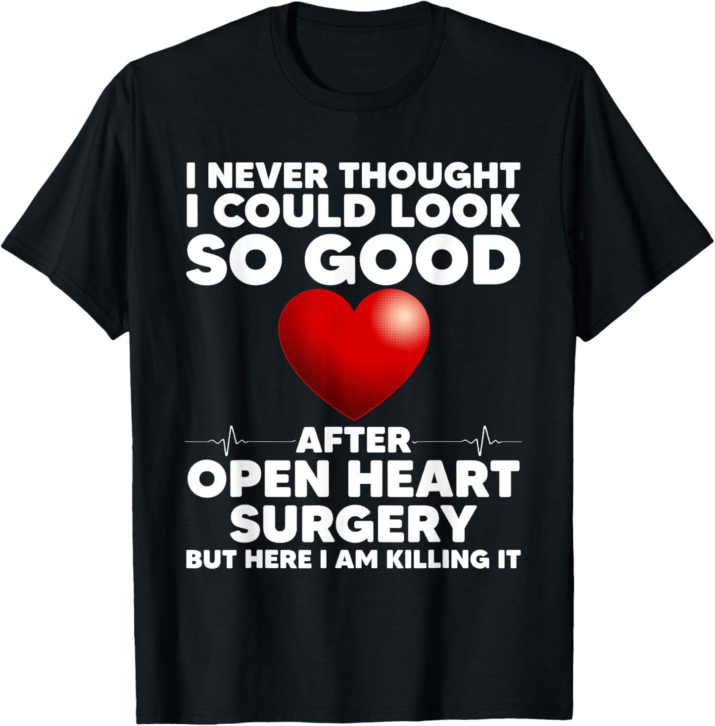 Heart Surgery Survivor Art Women Transplant Recovery T-Shirt - T-Shirt | Black