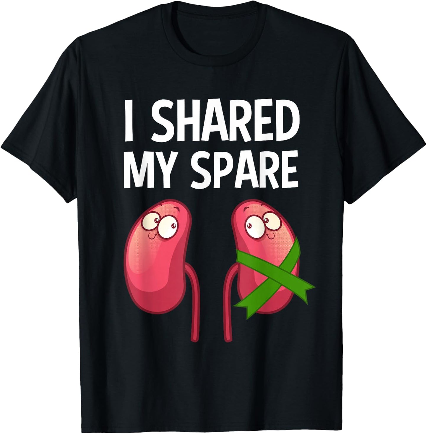 Cool Kidney Donor Art Men Women Transplant Surgery Recovery T-Shirt - T-Shirt | Black