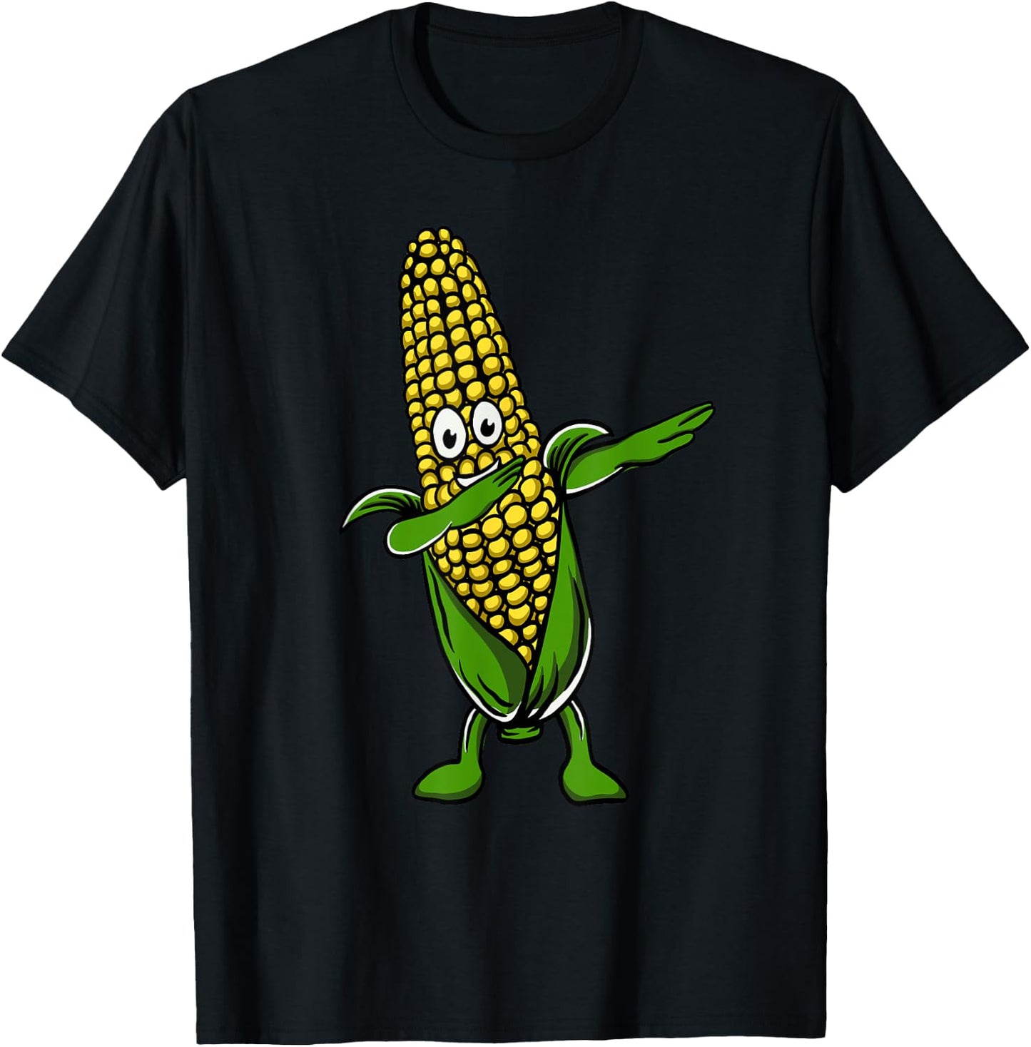 Cute Corn Art Women Farmer Corn On The Cob Farming T-Shirt - T-Shirt | Black