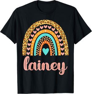 Lainey Lainey Name Birthday Shirt Gift T-Shirt - T-Shirt | Black