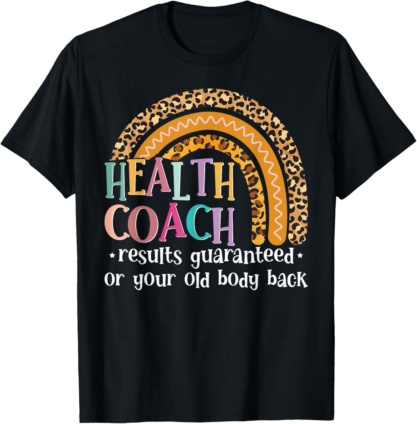 Nutritionist Funny Health And Wellness Coach Health Teacher T-Shirt - T-Shirt | Black