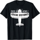 This Is How I Social Distance - Pilot and Aviation Plane T-Shirt - T-Shirt | Black