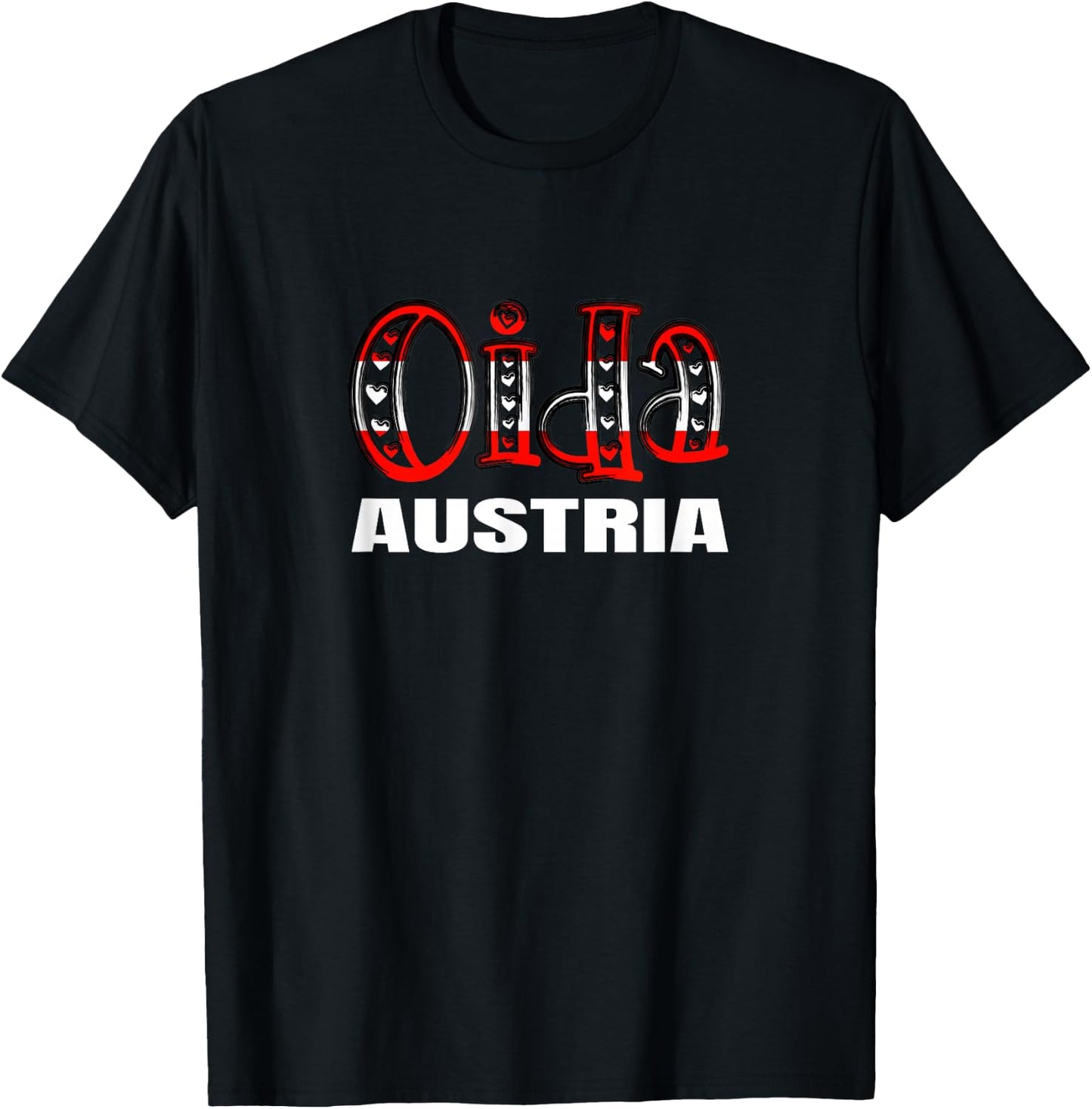 OIDA Austria Soccer Gemma VOIGAS Cheer T-Shirt - T-Shirt | Black