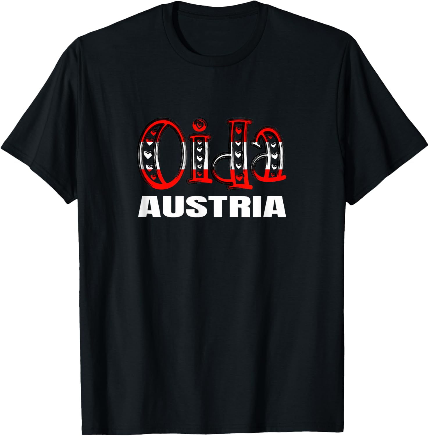OIDA Austria Soccer Gemma VOIGAS Cheer T-Shirt - T-Shirt | Black