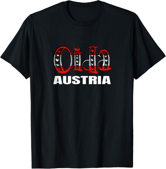 OIDA Austria Soccer Gemma VOIGAS Cheer T-Shirt - T-Shirt | Black