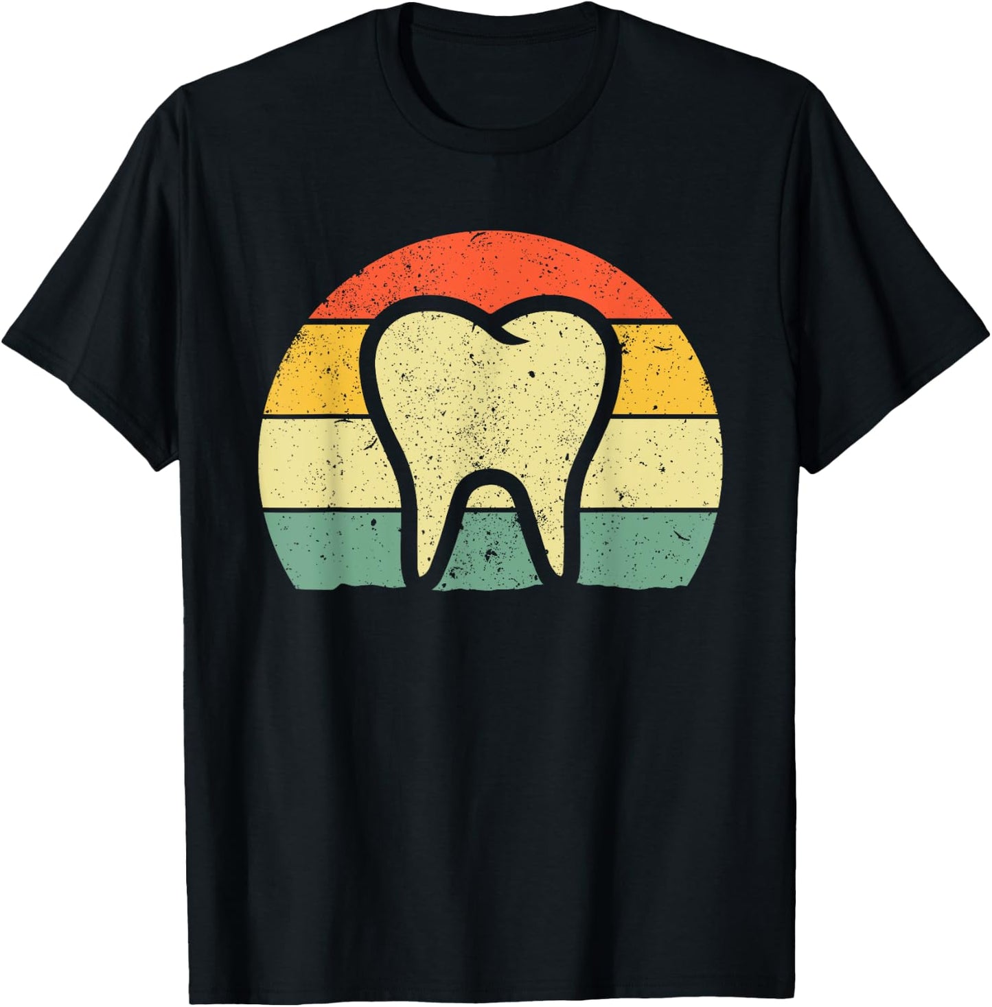 Funny Dentist Orthodontics Design Tooth Dental Hygienist T-Shirt - T-Shirt | Black