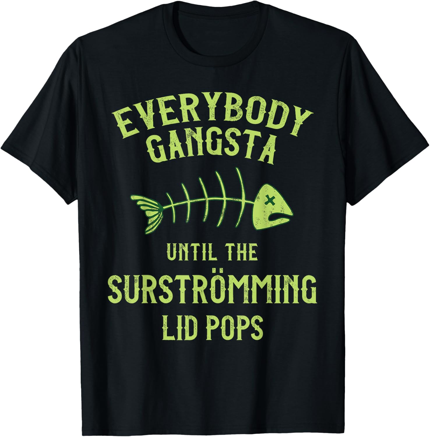 Funny Surstromming Fish Swedish Pride T-Shirt - T-Shirt | Black