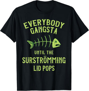 Funny Surstromming Fish Swedish Pride T-Shirt - T-Shirt | Black