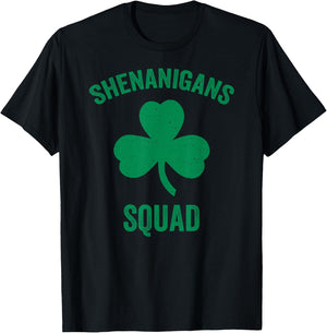 Shenanigans Squad St. Patrick's Day Matching Group Funny T-Shirt - T-Shirt | Black