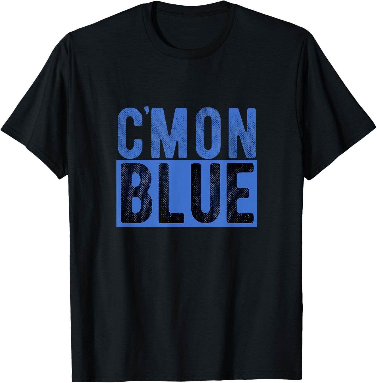 Cmon Come On Blue Umpire Baseball Fan Graphic Lover Gift T-Shirt - T-Shirt | Black