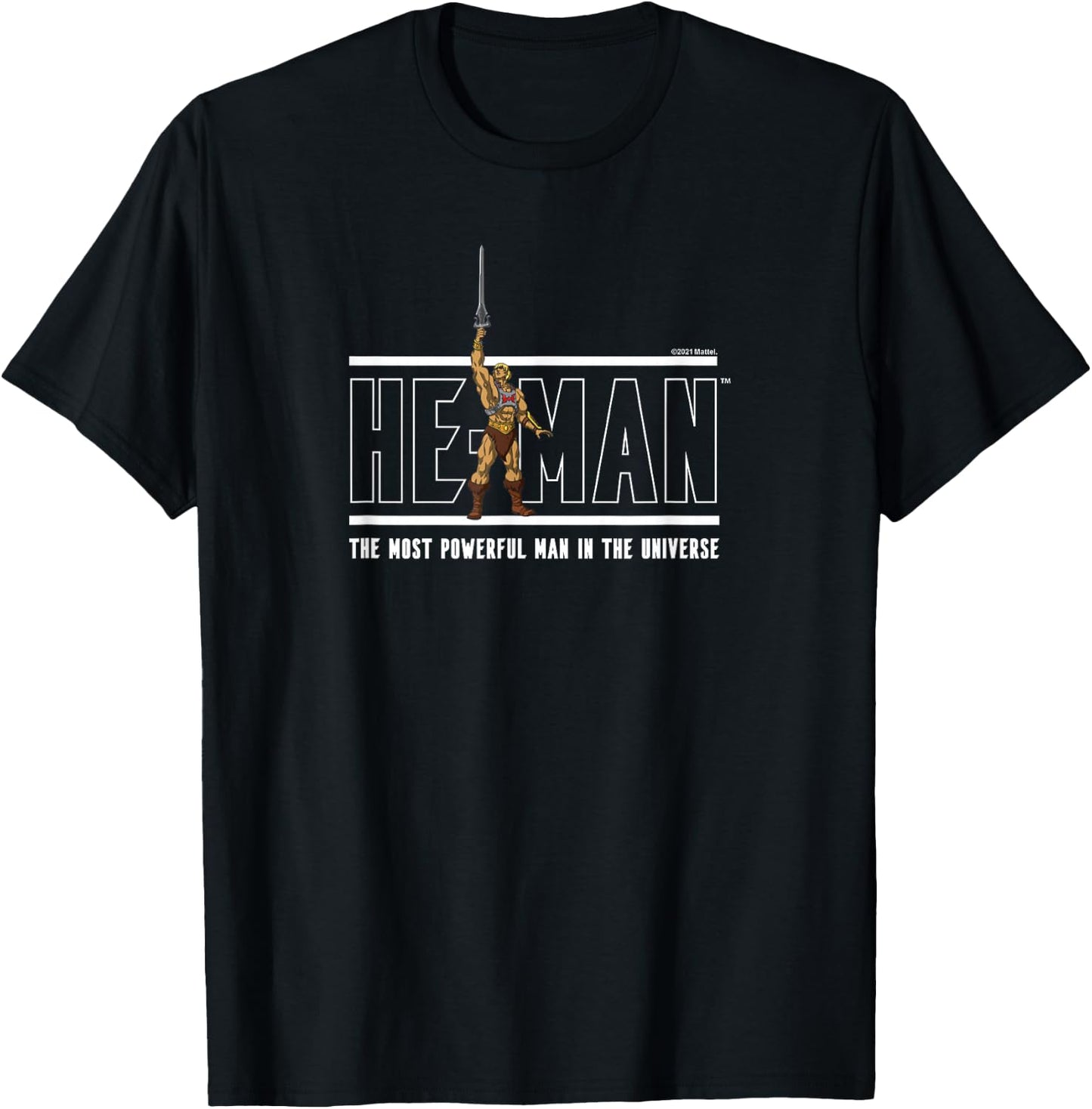 Masters of The Universe - Most Powerful Man in The Universe T-Shirt - T-Shirt | Black