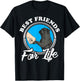 Black Pug Lover Design "Best Friends" Funny Black Pug T-Shirt - T-Shirt | Black