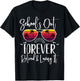 Schools Out Forever & Retired Teacher Retirement Summer Palm T-Shirt - T-Shirt | Black