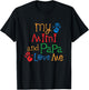Kids My Mimi and Papa Love Me Grandchild T-Shirt - T-Shirt | Black