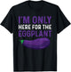 Funny Eggplant Costume Gardening Love Aubergine T-Shirt - T-Shirt | Black