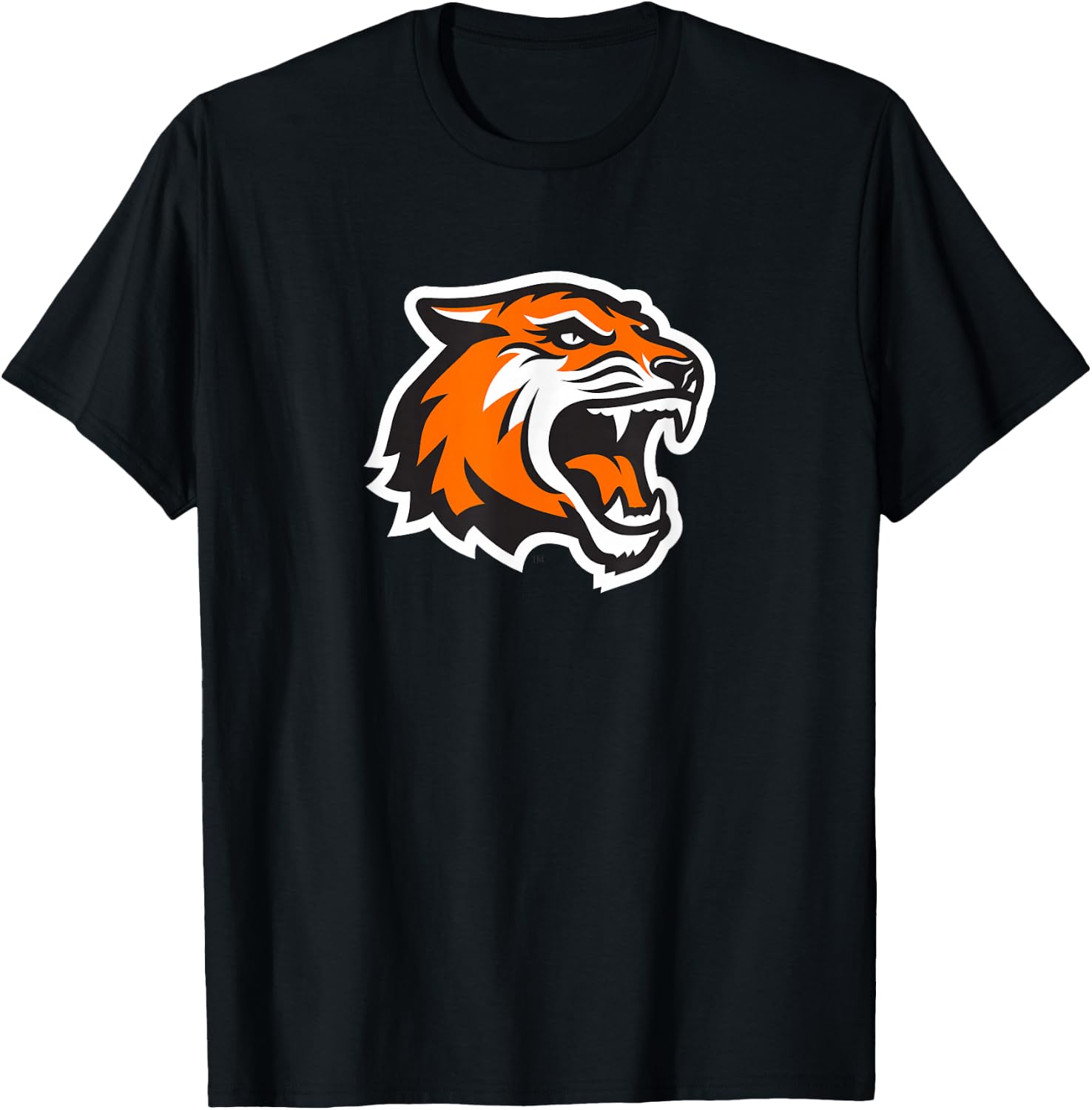 Rochester Institute of Technology RIT Tiger Roar Logo T-Shirt - T-Shirt | Black