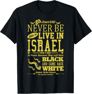 Left Here Black, Came Back White | Hebrew Israelite T-Shirt - T-Shirt | Black
