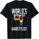 Gay Hairstylist Funny LGBT Pride Hairdresser Barber T-Shirt - T-Shirt | Black
