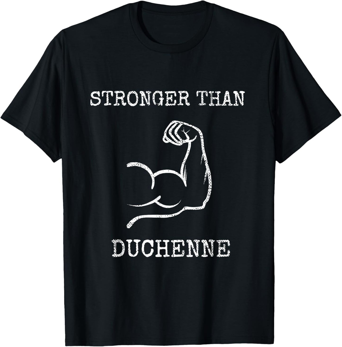 Stronger Than: Duchenne Muscular Dystrophy T-Shirt - T-Shirt | Black