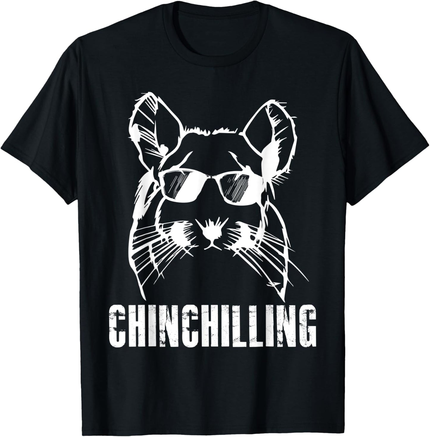 Chinchilling Chinchilla Chinchillas Wool Mouse Rodent T-Shirt - T-Shirt | Black