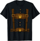 Oktoberfest Halloween Costume - Lederhosen T-Shirt - T-Shirt | Black