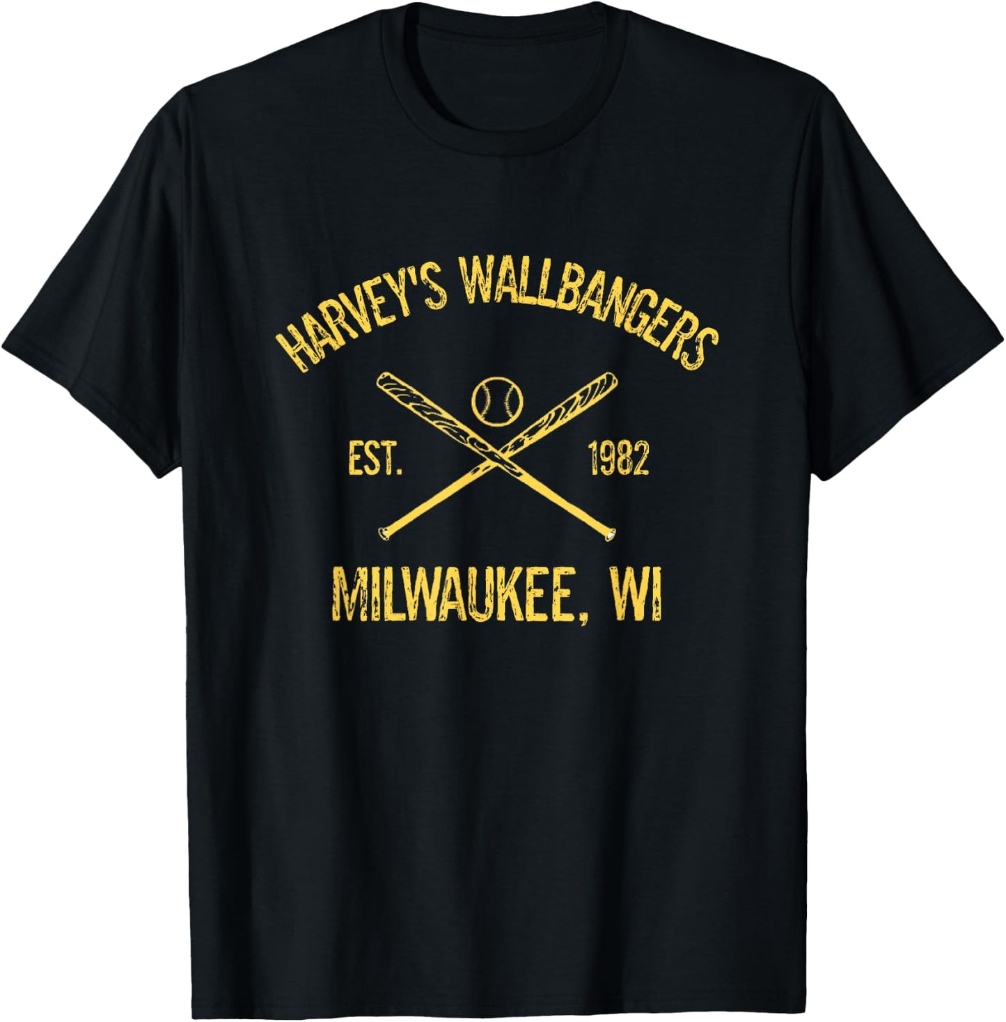 Milwaukee Baseball Harvey’s Wallbangers T-Shirt - T-Shirt | Black
