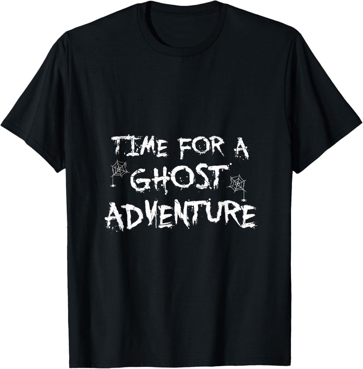 Time for A Ghost Adventure Ghost T-Shirt - T-Shirt | Black