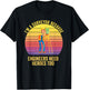 I'm a Surveyor Because Engineers Need Heroes Too Retro T-Shirt - T-Shirt | Black