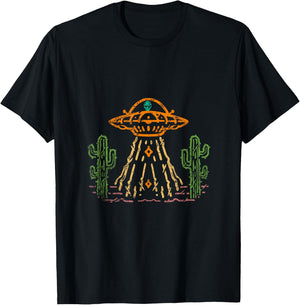 UFO Alien T-Shirt - T-Shirt | Black