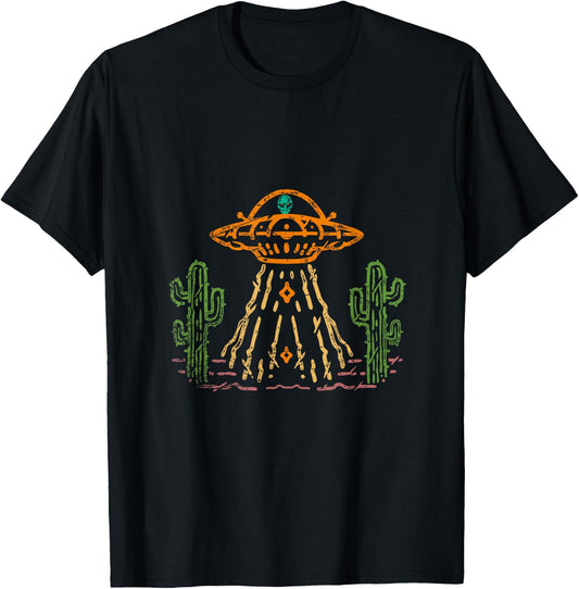 UFO Alien T-Shirt - T-Shirt | Black