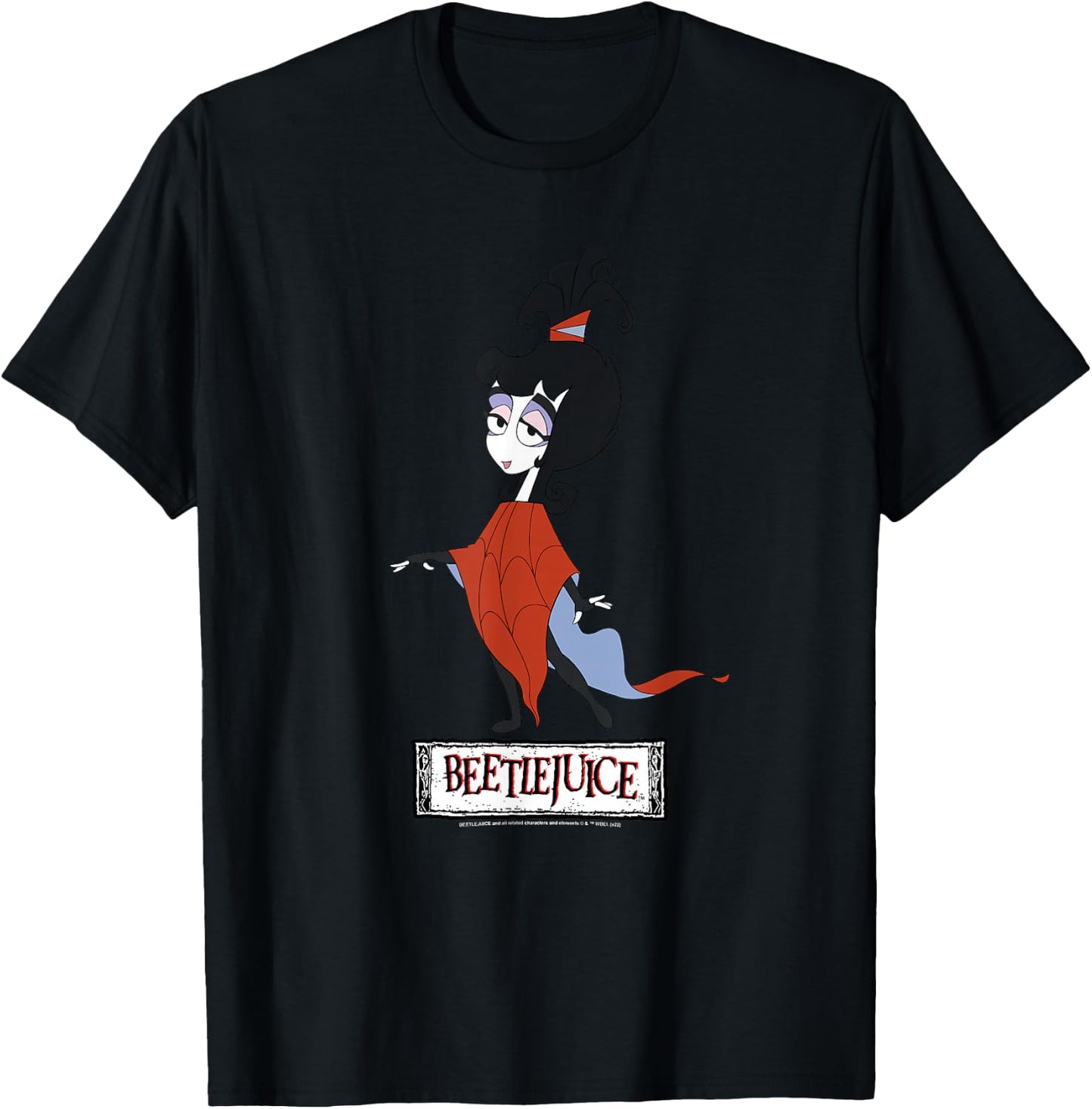 Beetlejuice The Lovely Lydia T-Shirt - T-Shirt | Black