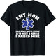 EMT Mom Some People Wait A Lifetime To Meet A Hero T-Shirt - T-Shirt | Black