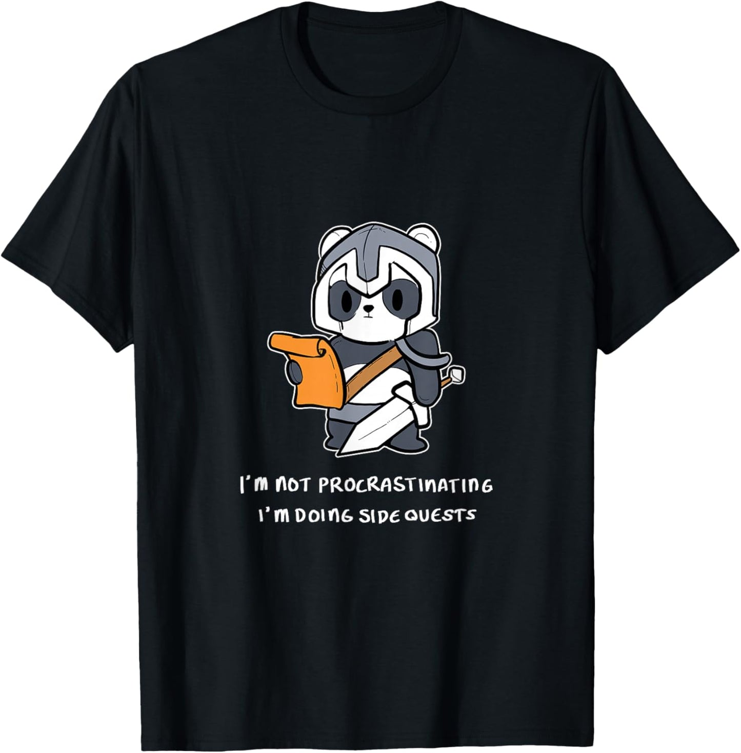 Side Quests Adventurous T-Shirt - T-Shirt | Black