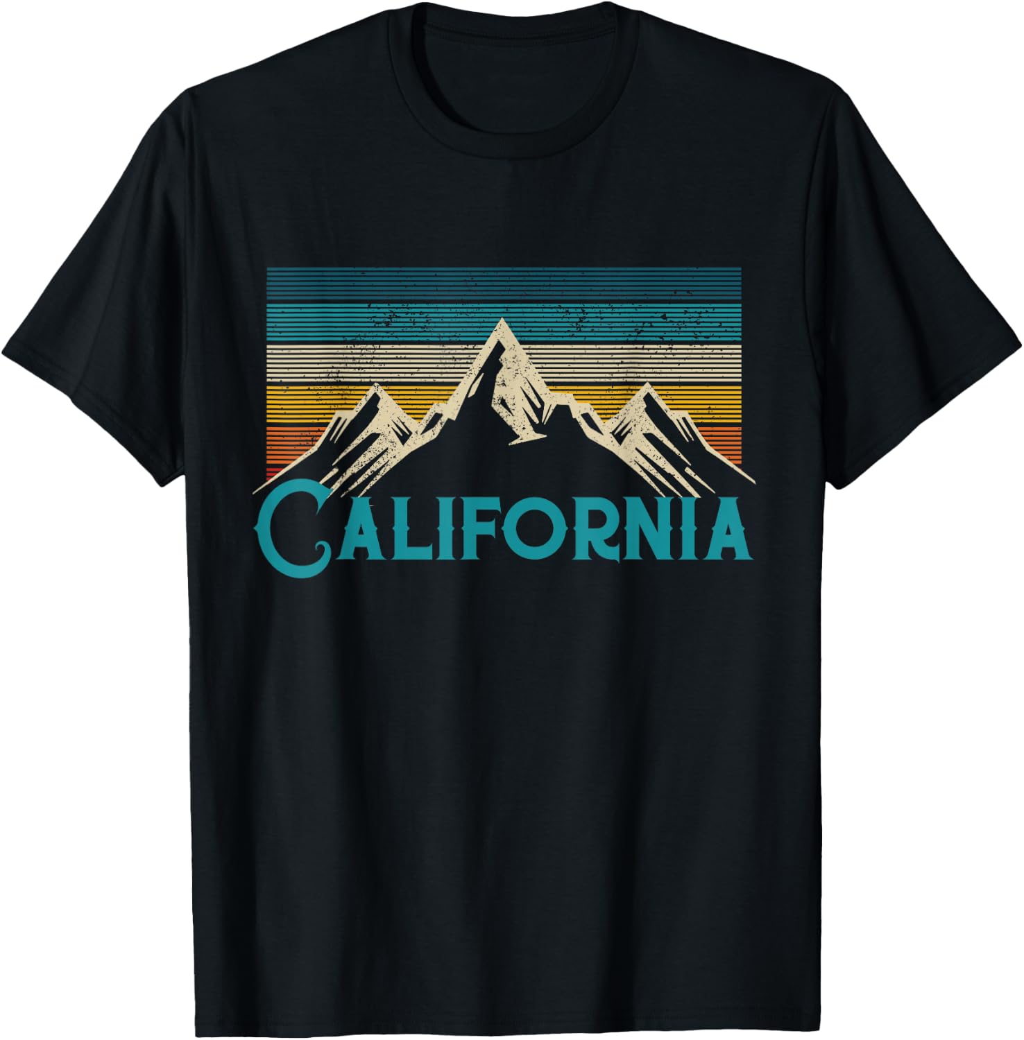 Vintage California Souvenir T-Shirt - T-Shirt | Black