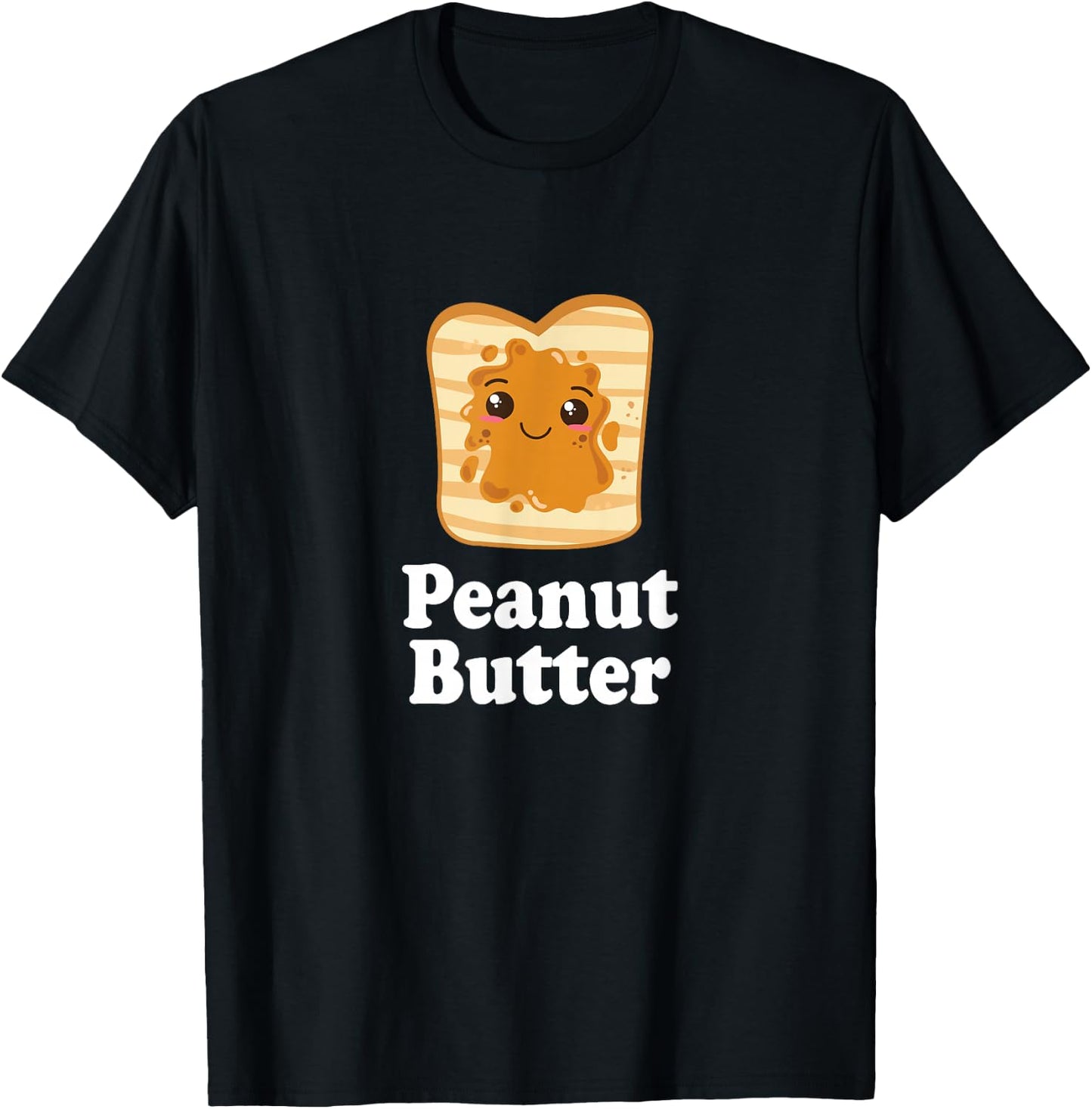 Peanut Butter & Jelly Him & Her Valentine Matching Couple T-Shirt - T-Shirt | Black
