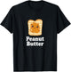 Peanut Butter & Jelly Him & Her Valentine Matching Couple T-Shirt - T-Shirt | Black