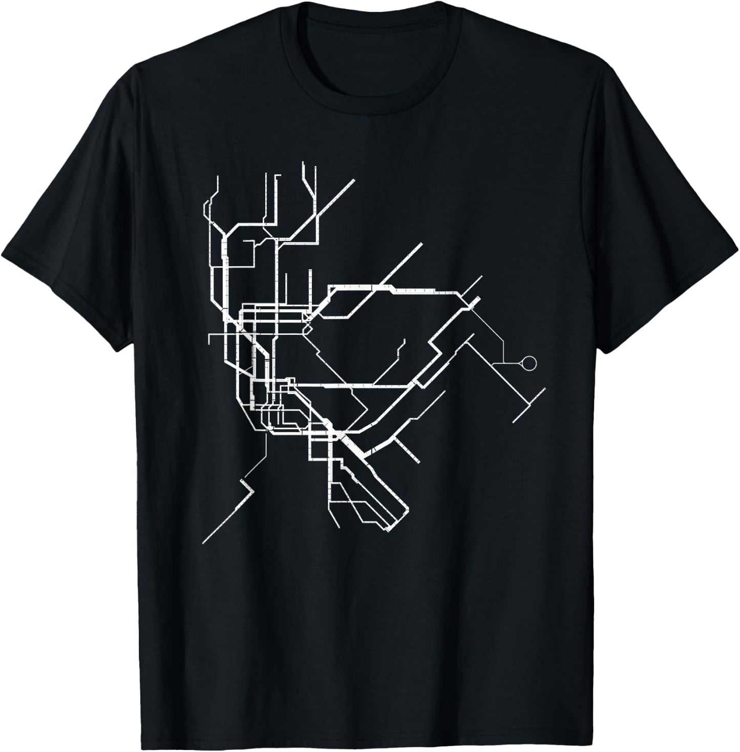 New York City Underground System Map NYC NY T-Shirt - T-Shirt | Black