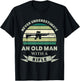 Old Man with a Rifle Funny Gun Dad Gift T-Shirt - T-Shirt | Black