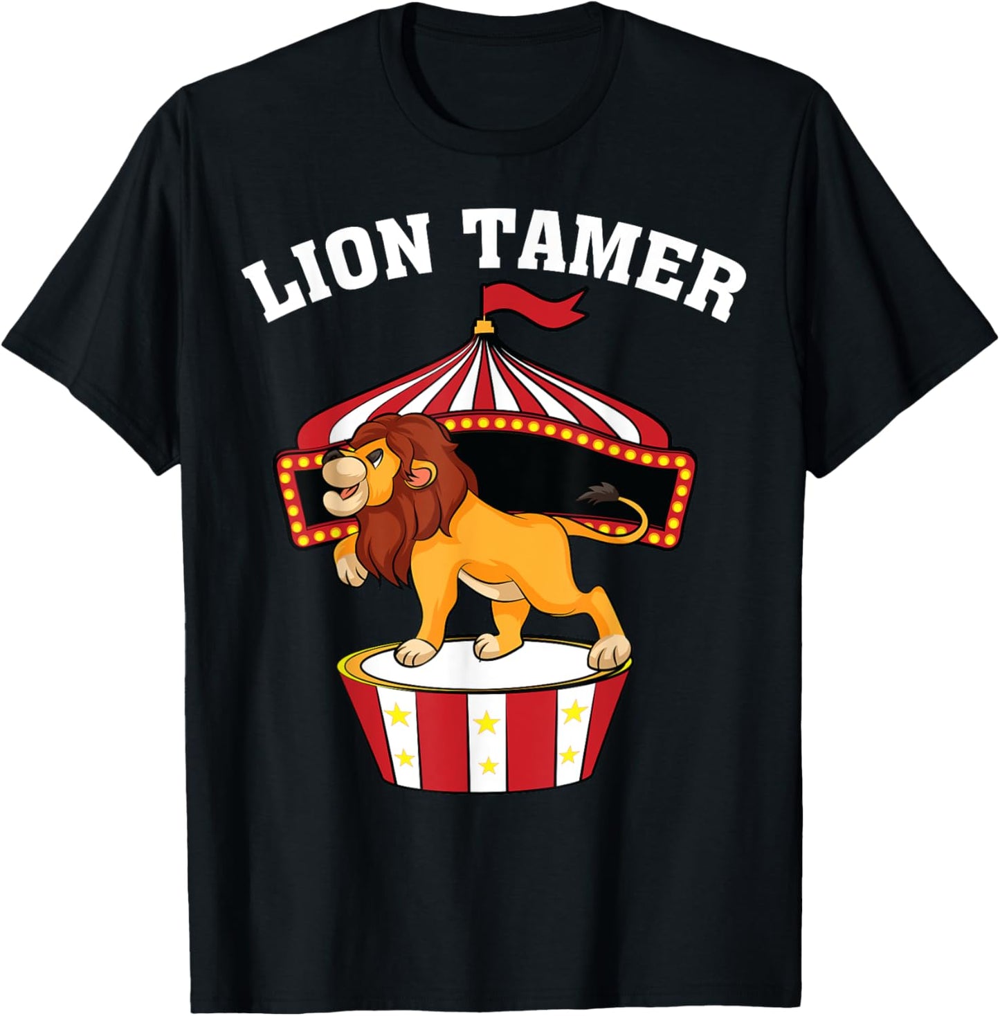 Cute Lion Tamer | Funny Carnival Show Performer Kids Gift T-Shirt - T-Shirt | Black