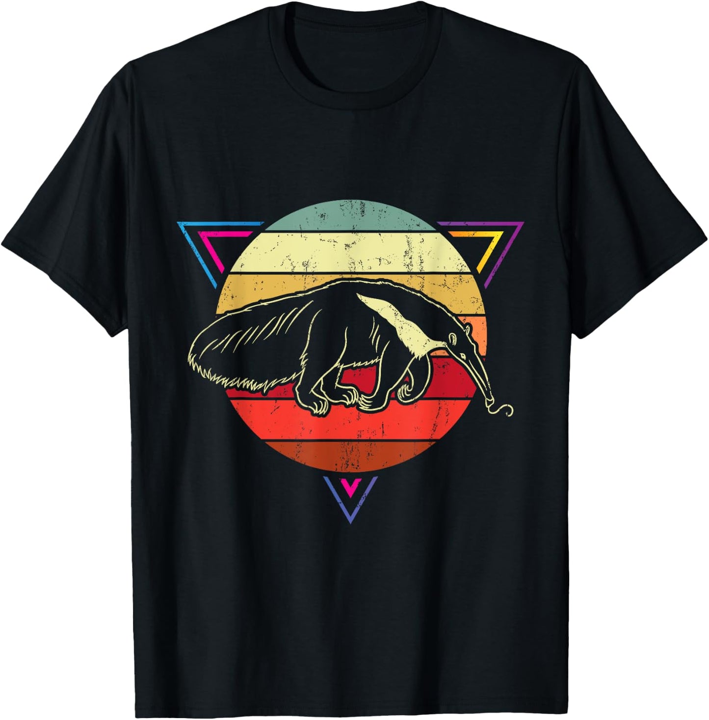 Anteater Vintage Black Adult T-Shirt - T-Shirt | Black