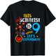 9th Birthday This Mad Scientist Is 9 Let's Experiment T-Shirt - T-Shirt | Black