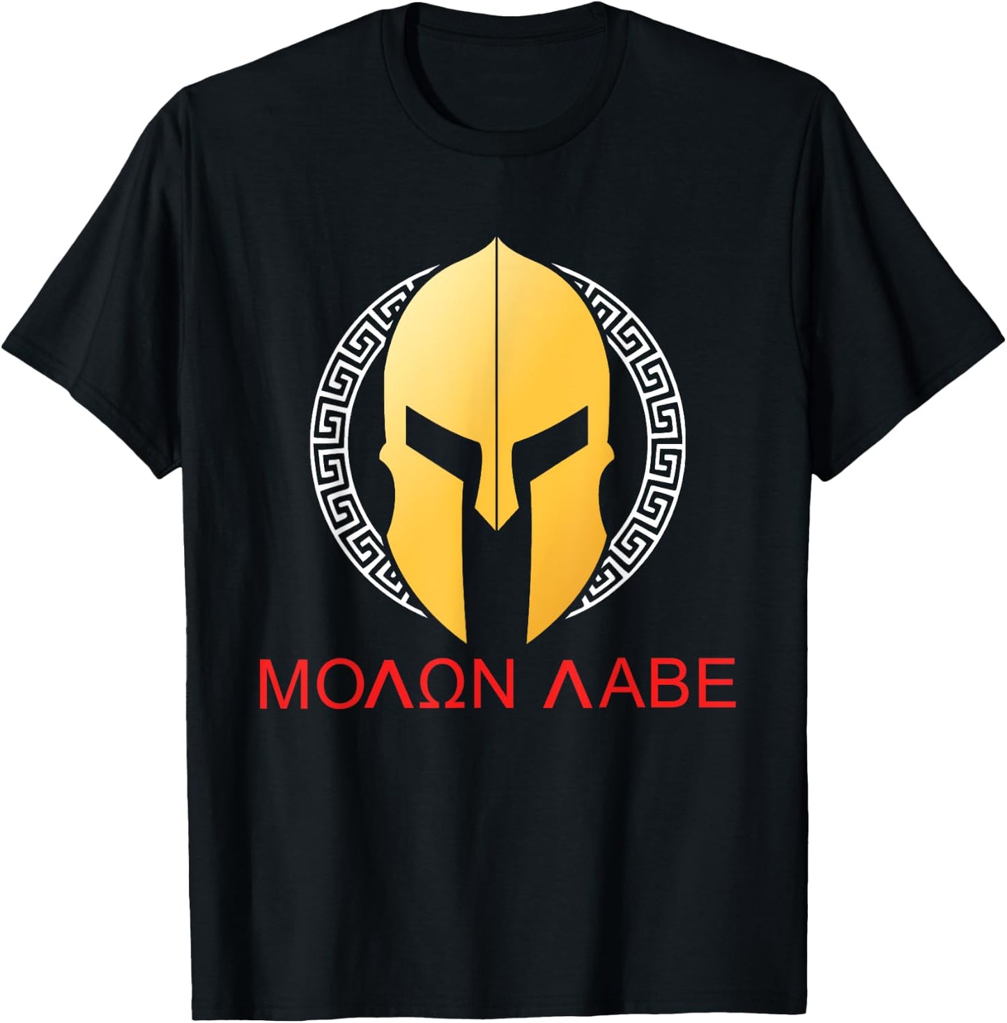 Sparta Warrior Honor Fitness Gym Spartan Greek Gladiator T-Shirt - T-Shirt | Black
