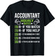 Accountant Hourly Rates - Funny Accounting CPA Humor Small T-Shirt - T-Shirt | Black