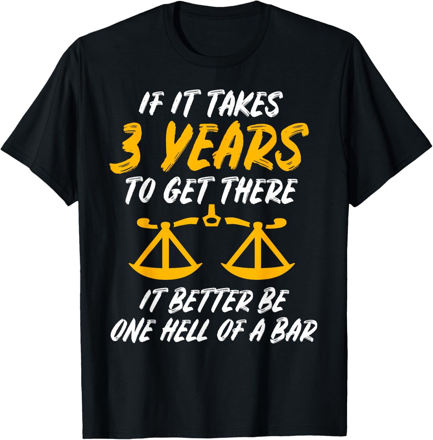 Law Student Lawyer Attorney Gift: & Graphic T-Shirt - T-Shirt | Black