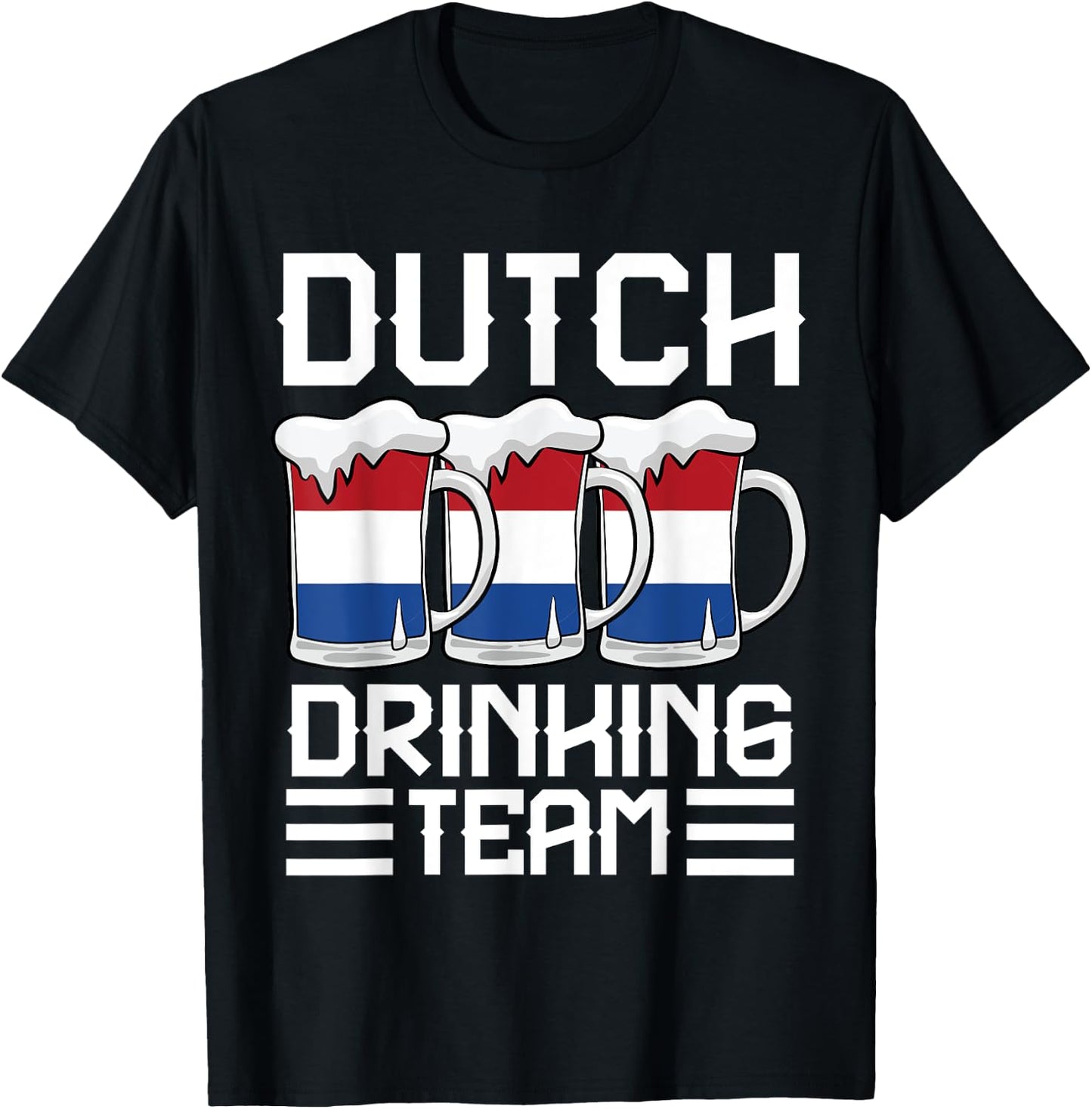 Dutch Drinking Team Netherlands T-Shirt - T-Shirt | Black