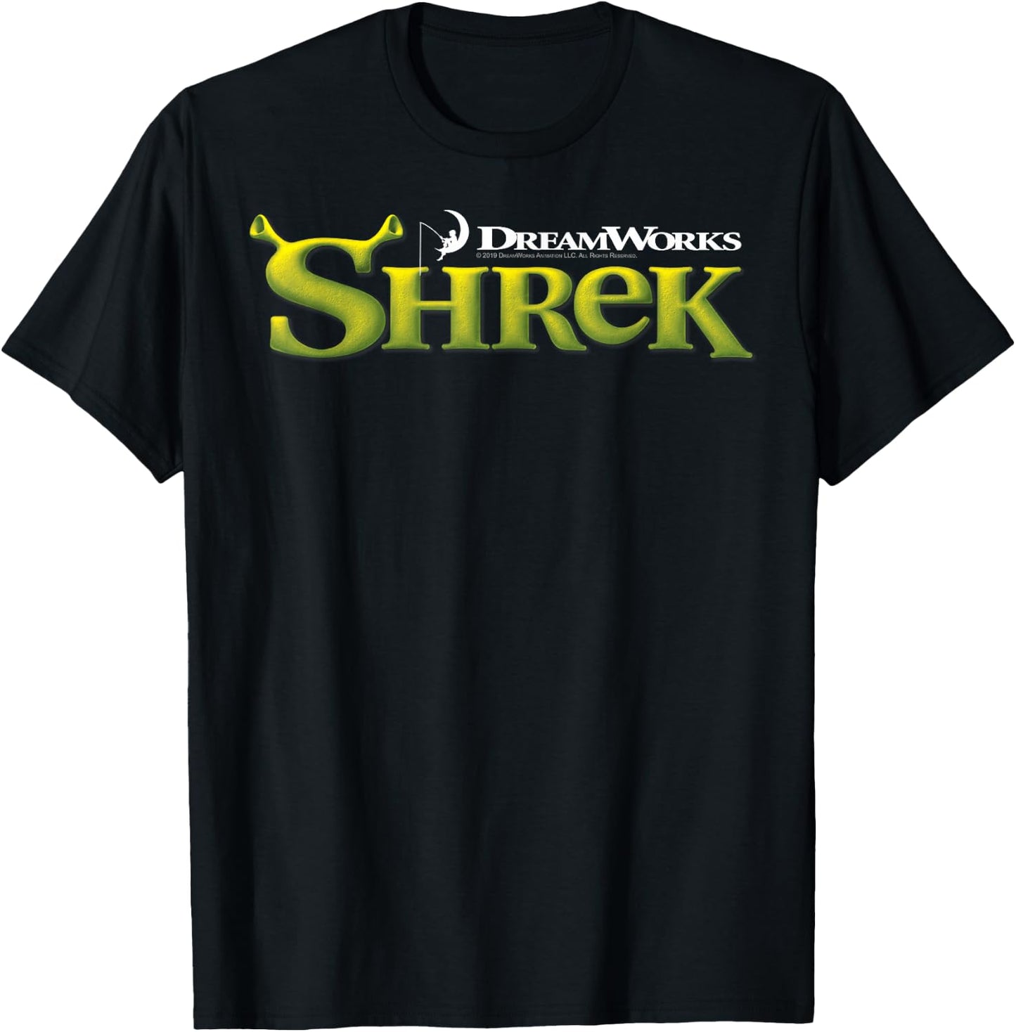 Shrek Classic Movie Logo T-Shirt - T-Shirt | Black