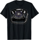 Rotary Phone Classic Vintage Telecommunications T-Shirt - T-Shirt | Black