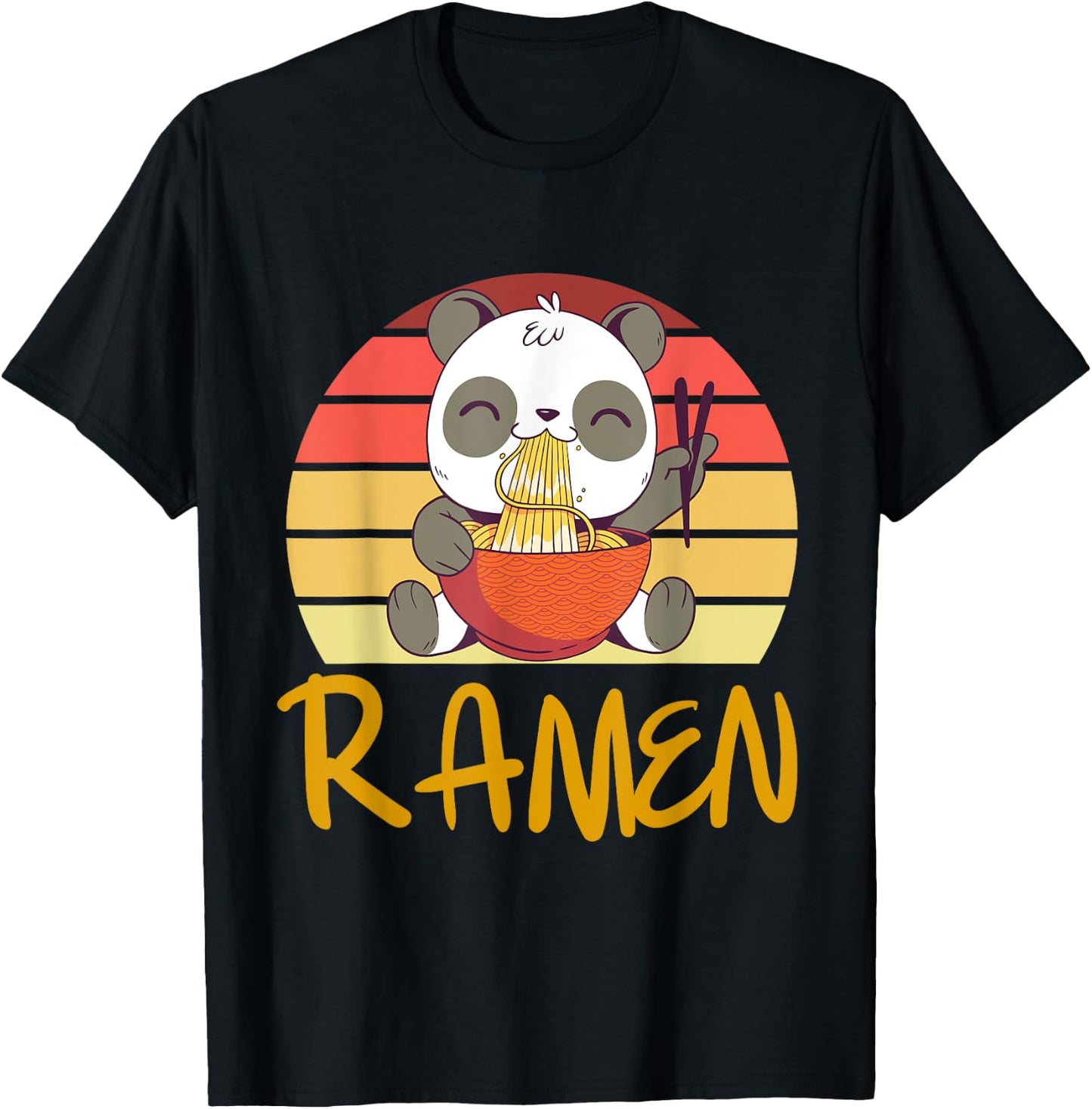 Maruchan Ramen Noodles Large Ramen Noodles Chicken Ramen T-Shirt - T-Shirt | Black